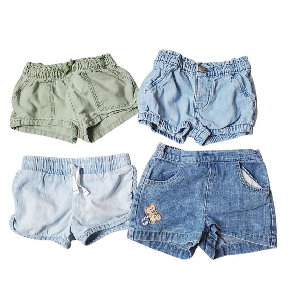 Infant Toddler Girl 18-24m 8 Piece Shorts & Top Spring Summer Clothing Bundle - Picture 6 of 15